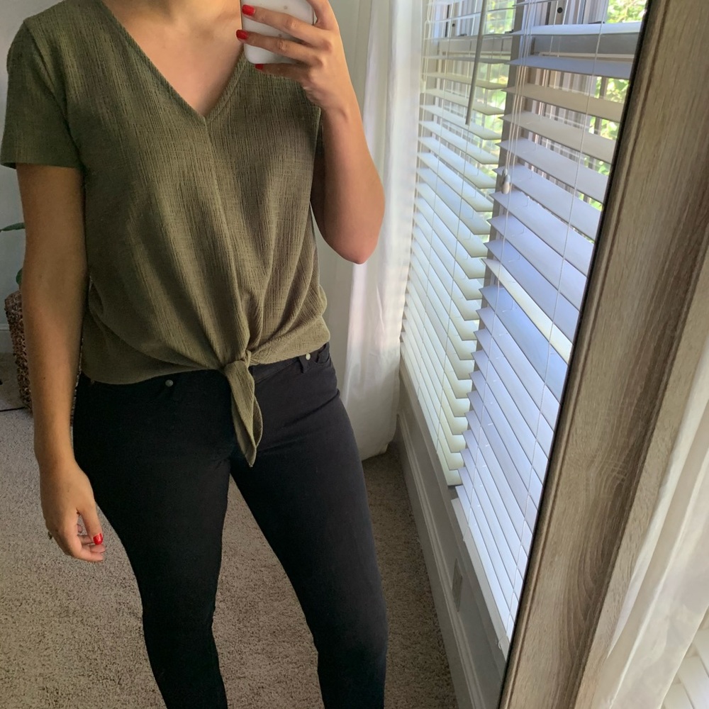 J.Crew Green Blouse